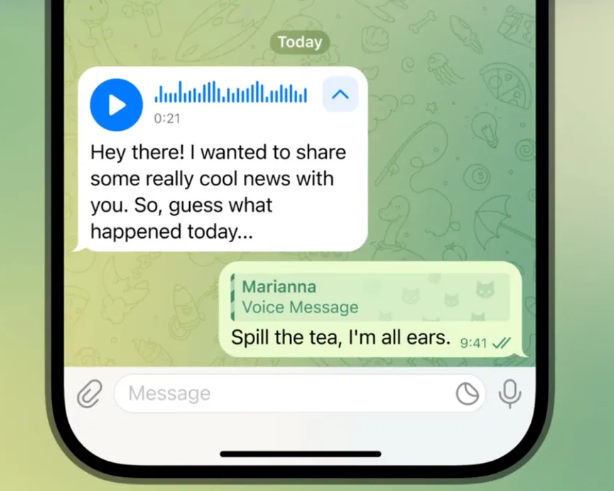 电报可以语音转文字吗？